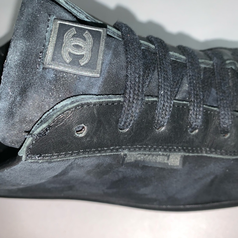 CHANEL SPORT size 40 black suede sneakers - Picture 8 of 12